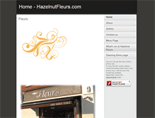 Tablet Screenshot of hazelnutfleurs.com